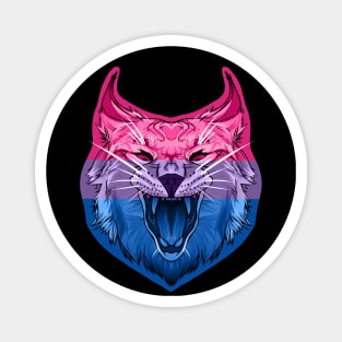 Caracal (Bisexual Pride Flag) Magnet